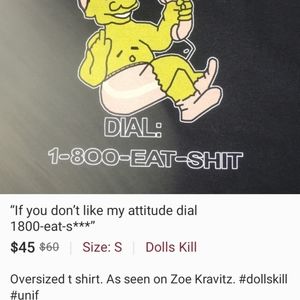 “If you don’t like my attitude dial 1800-eat-s***”